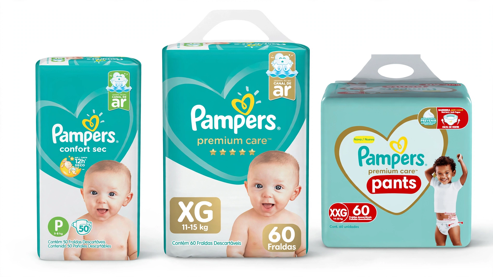 Melhor fralda Pampers em 2026: Premium Care, Confort Sec, Supersequinha e Pants comparadas