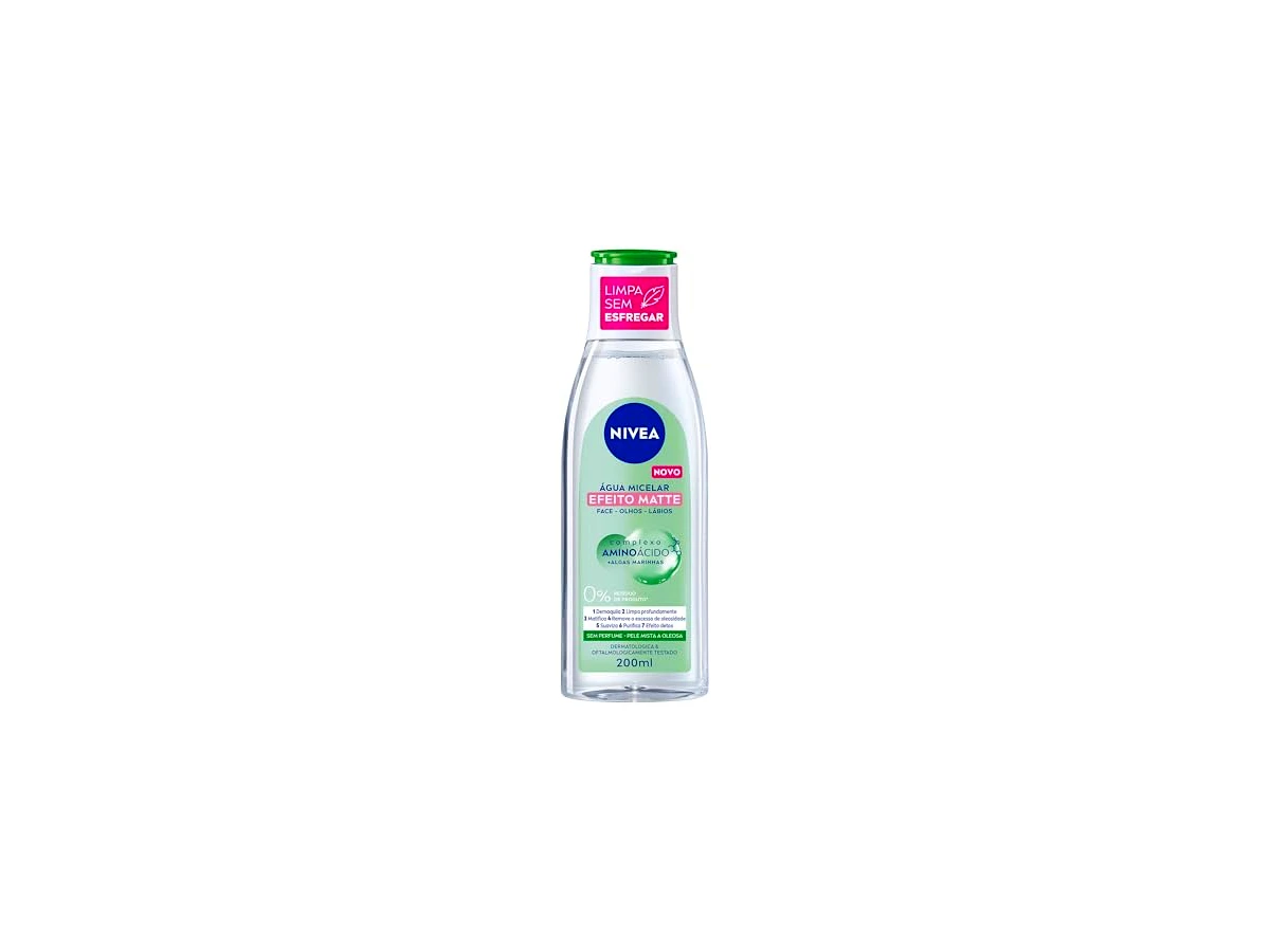NIVEA Água Micelar Solução de Limpeza 7 em 1 Efeito Matte 200ml