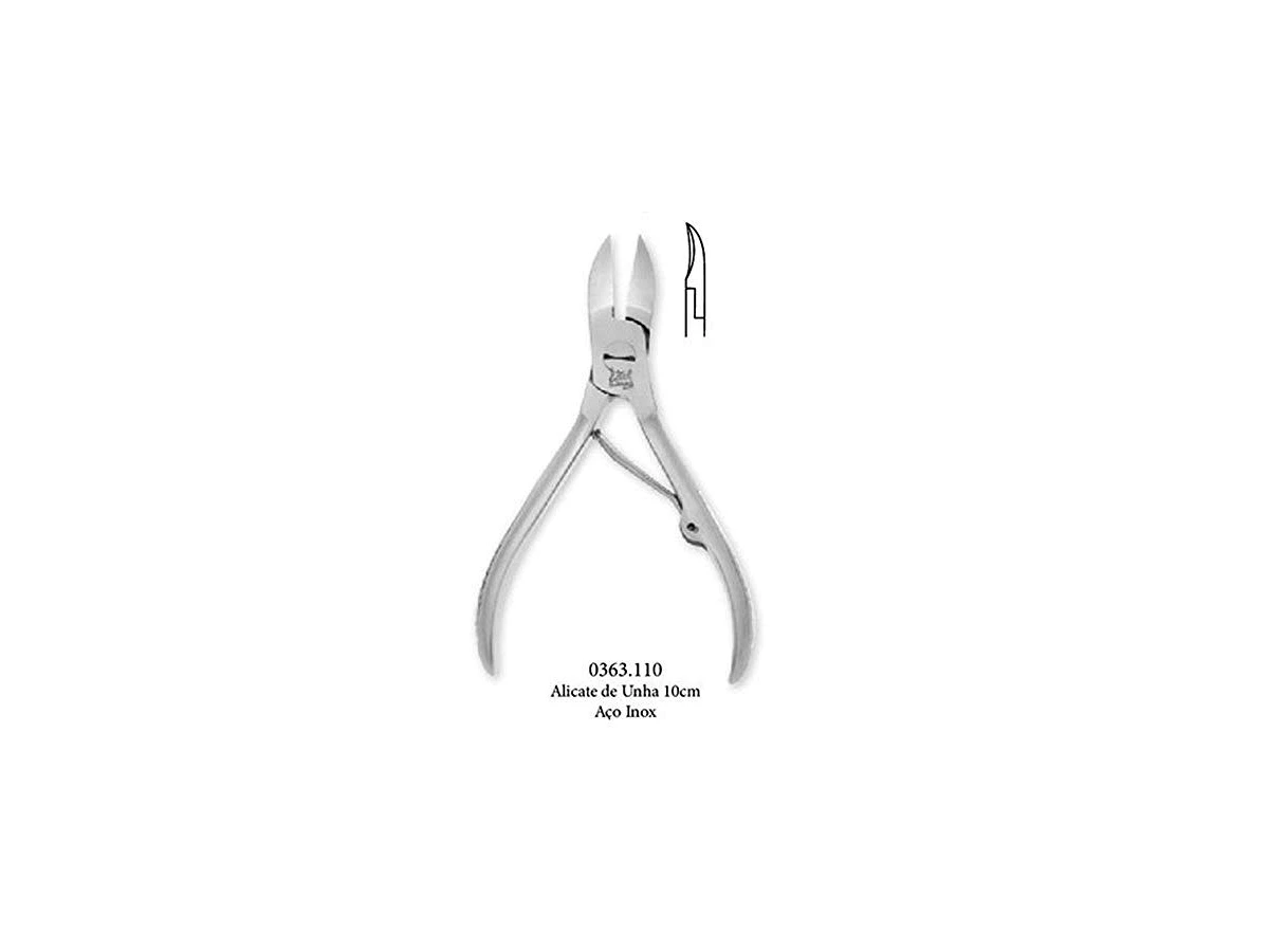 Alicate de Unha 10 cm em Aço Inox Profissional Edel Solingen