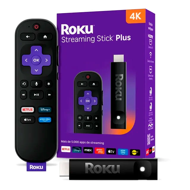 TV Stick Roku 4K Streaming Stick Plus