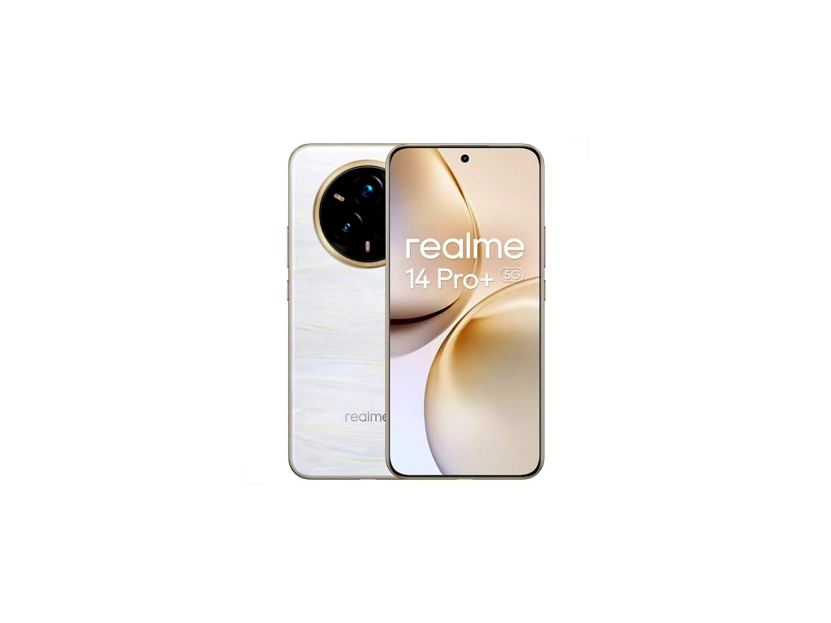 Celular Realme 14 Pro+ 5G, Tela OLED 6,83