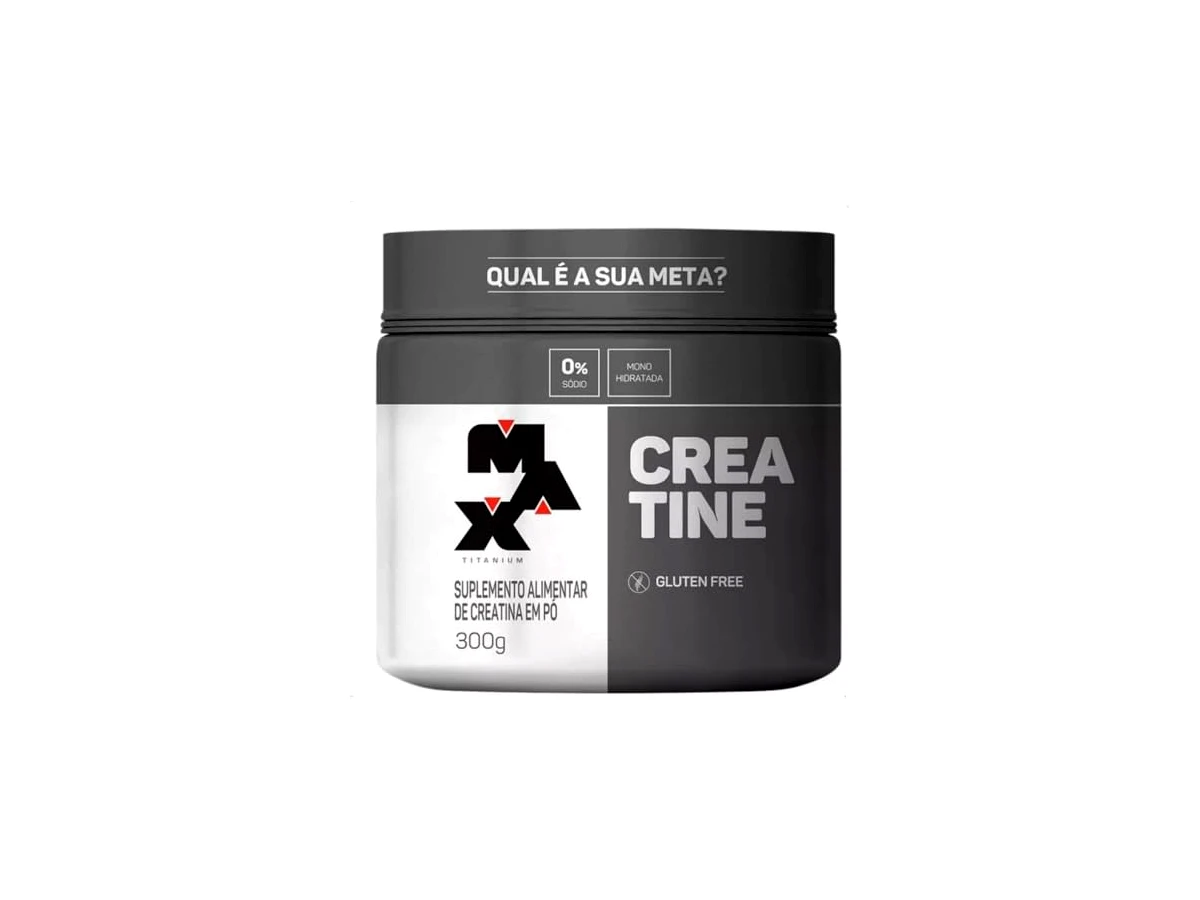 Creatina Max Titanium 100% Pura em Pó Refil - 300g