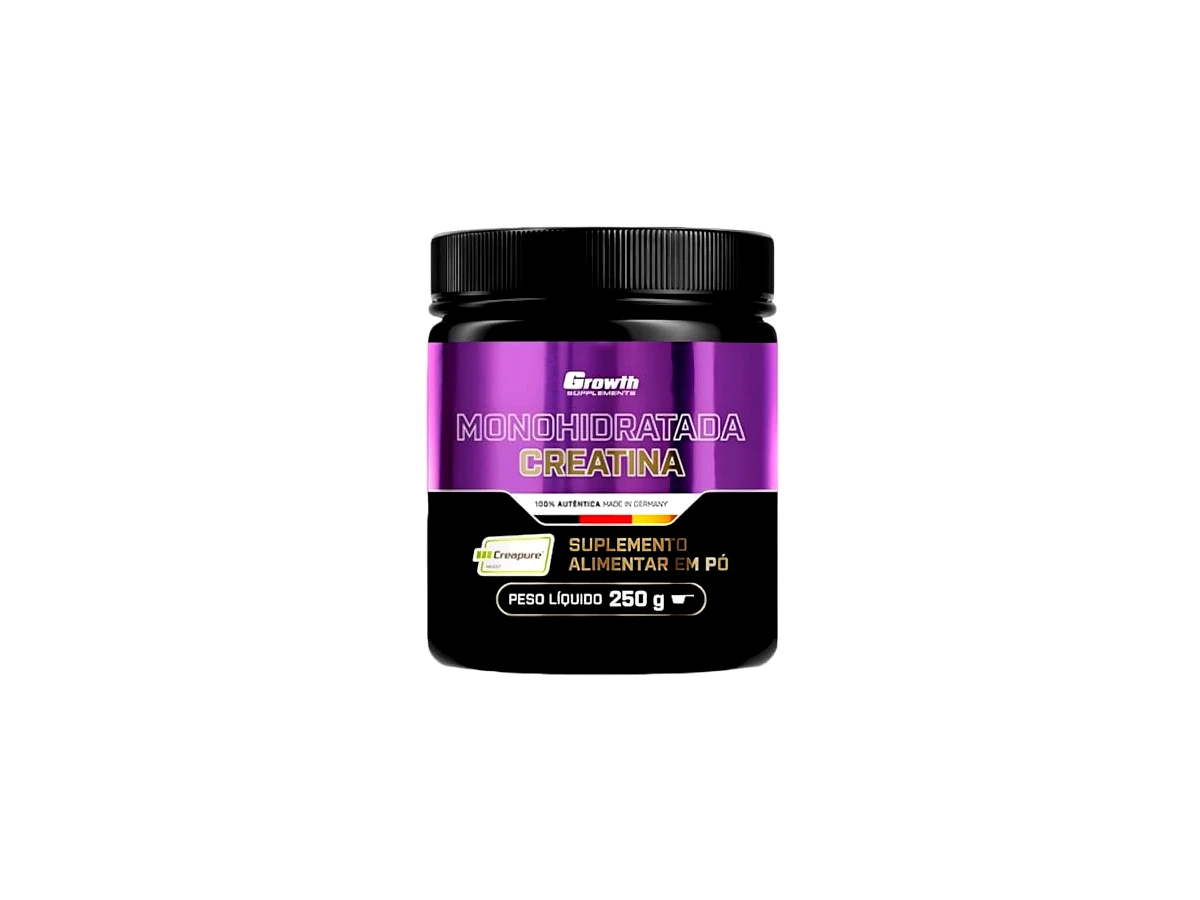 Revisão Creatina Monohidratada Creapure Growth Supplements Em Pó 250g: o equilíbrio perfeito entre máxima pureza alemã e preço justo