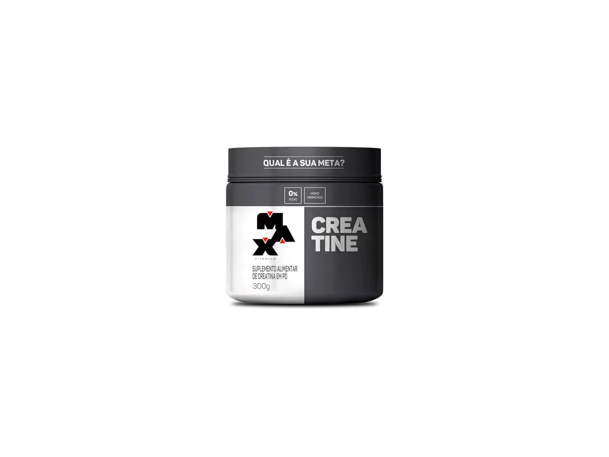 Creatina Monohidratada 100% Pura 300g - Max Titanium