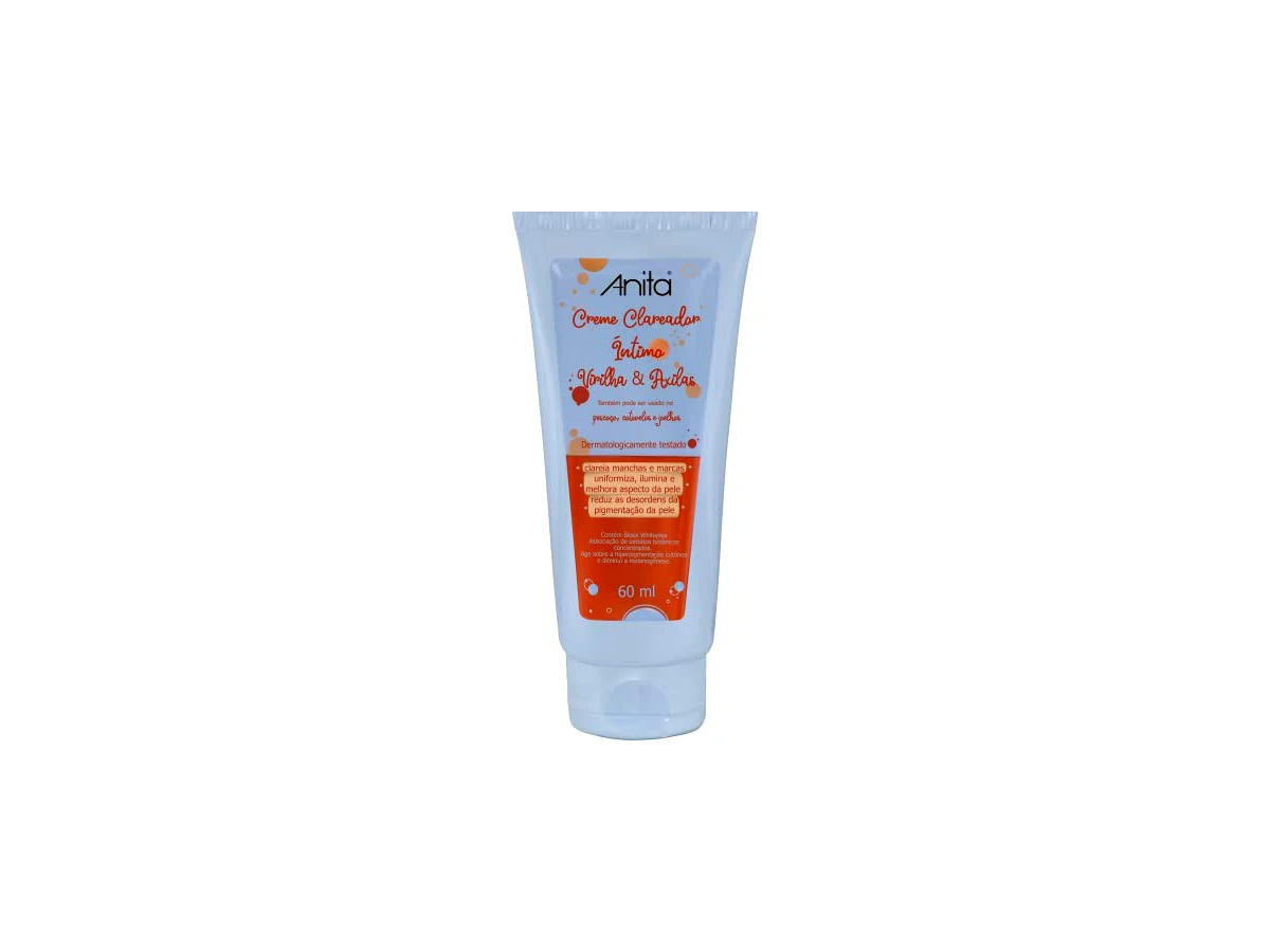 Anita CREME CLAREADOR DE AXILA E VIRILHA - - COM BIOEX WHITEPLEX 60 ml