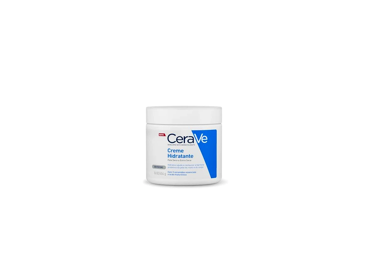 Creme Hidratante Corporal CeraVe Peles Secas e Extrassecas com Ácido Hialurônico e Ceramidas 453g