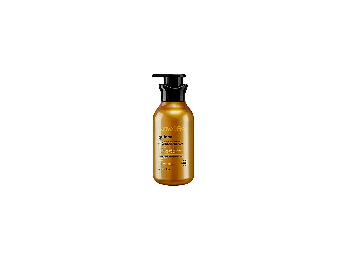 Revisão Loção Hidratante Desodorante Corporal O Boticário Nativa SPA Quinoa 400ml: hidratação nutritiva com perfumação de longa duração