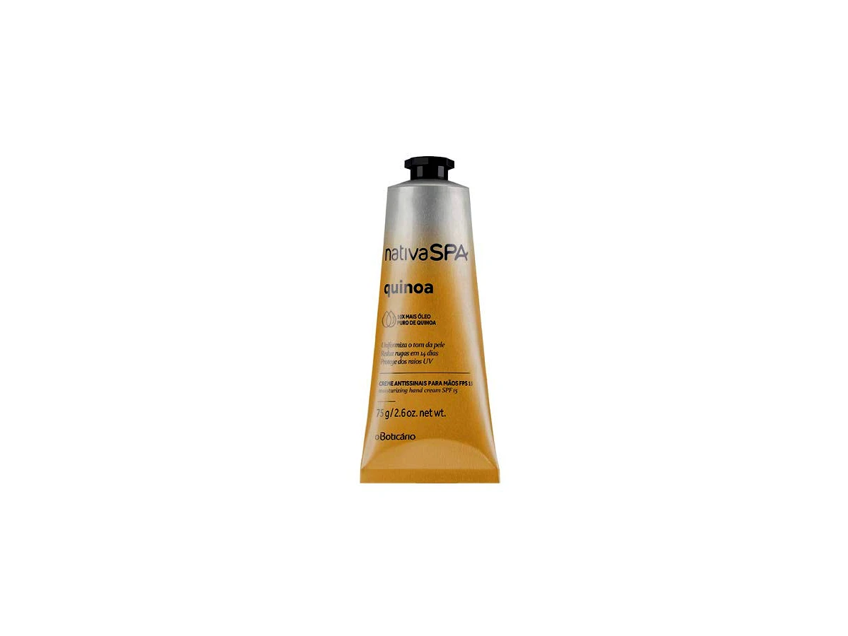 Nativa Spa Creme Antissinais Para Mãos FPS 15 Quinoa 75g