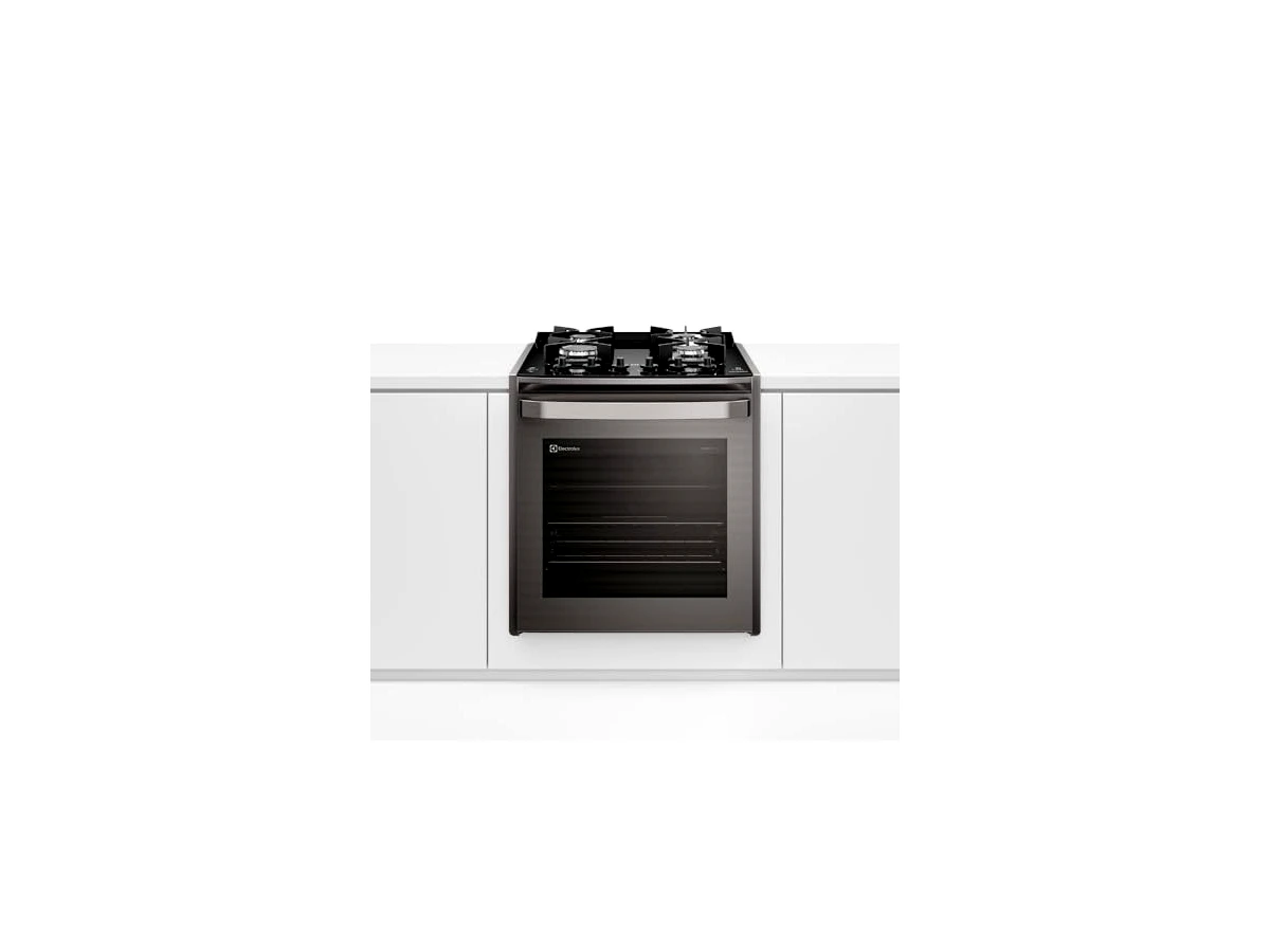 Fogão de Embutir 4 Bocas Electrolux Experience Cinza com Mesa de Vidro (FE4EG)