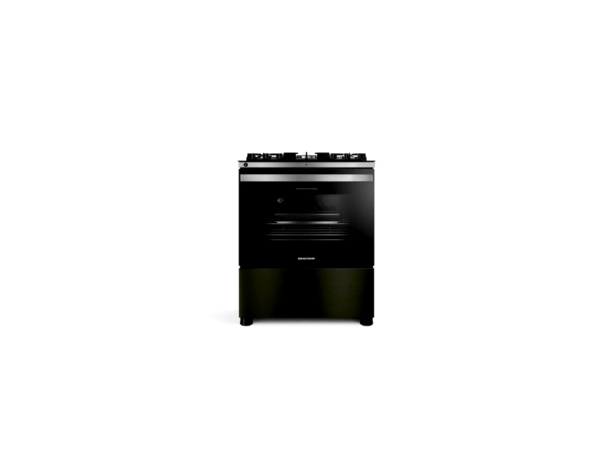 Fogão Brastemp 5 Bocas Black Inox Eclipse Collection BFS5LAP