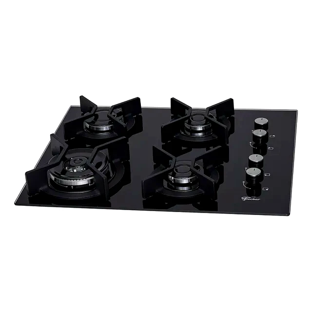 Cooktop a Gás Fischer 4 Bocas Infinity