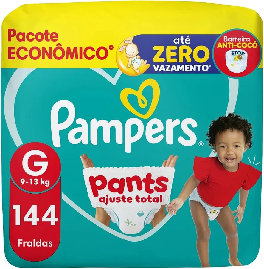 Pampers Pants Ajuste Total G 144 unidades