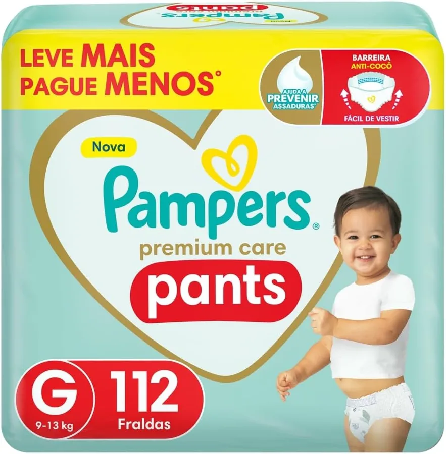 Pampers Premium Care Pants G 112 unidades