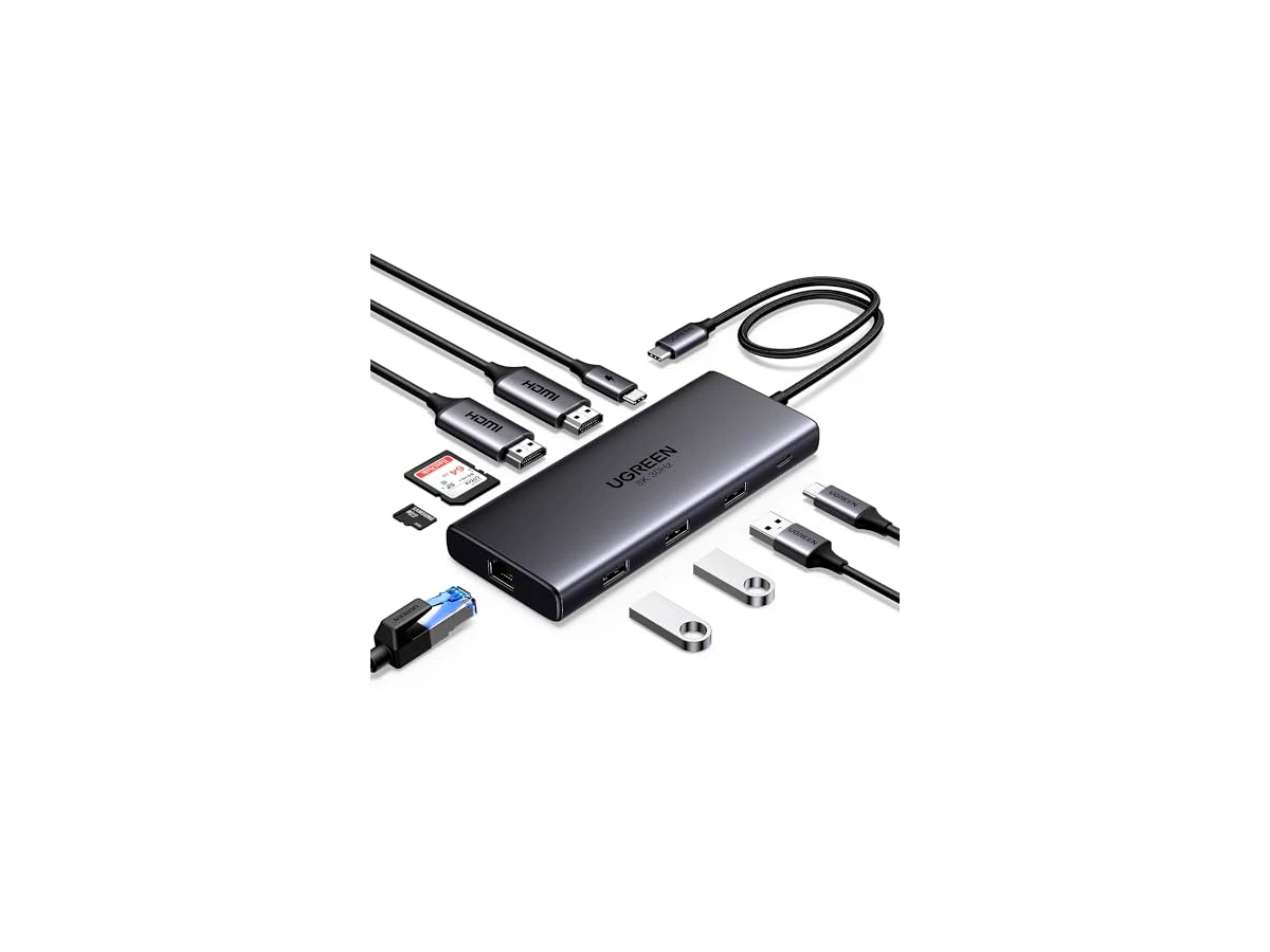 Hub USB C UGREEN Revodok Pro 210, 10 em 1