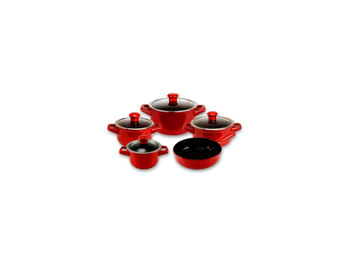 Jogo de Panelas 100% Cerâmica Ceraflame Duo Smart Pomodoro 5 Peças