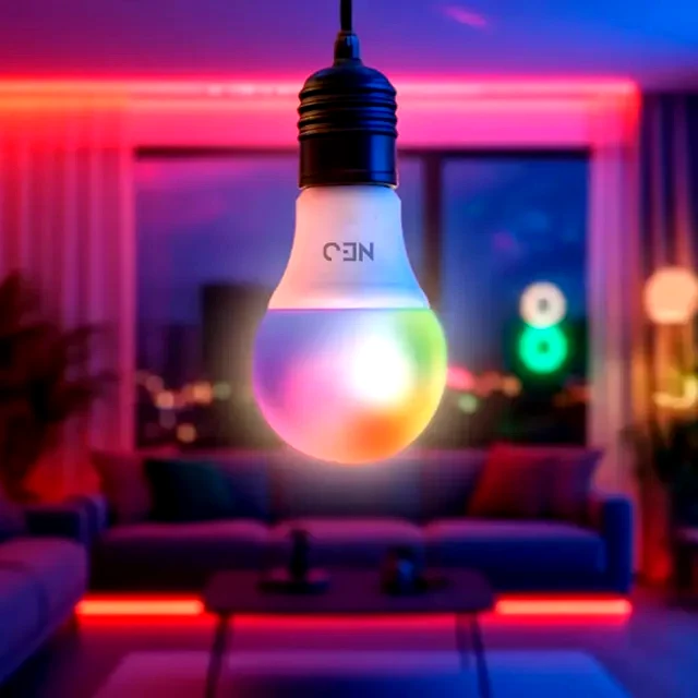 Lâmpada Inteligente Avant LED Wi-Fi 10W Pera Neo