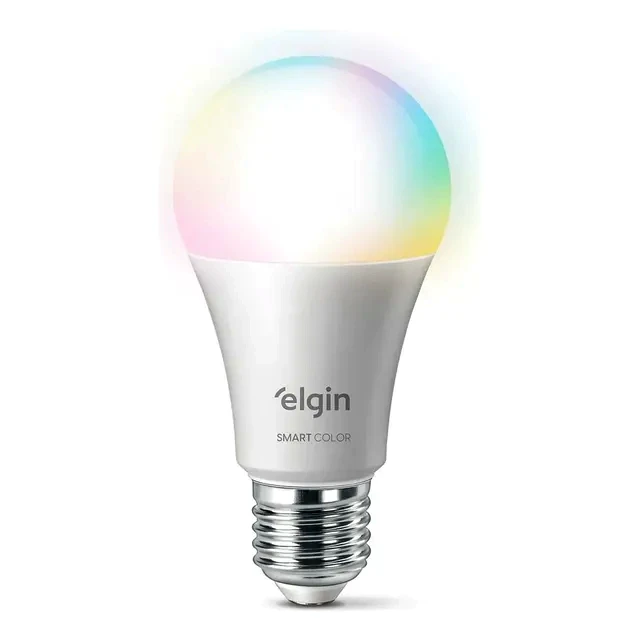 Lâmpada Inteligente Elgin LED Wi-Fi 15W Smart Color