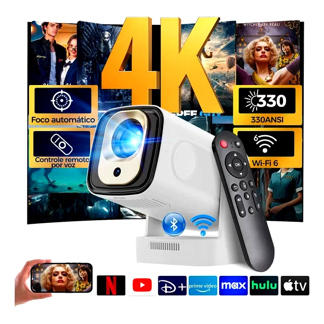 Projetor Magcubic Full HD Android Wi-Fi HY310