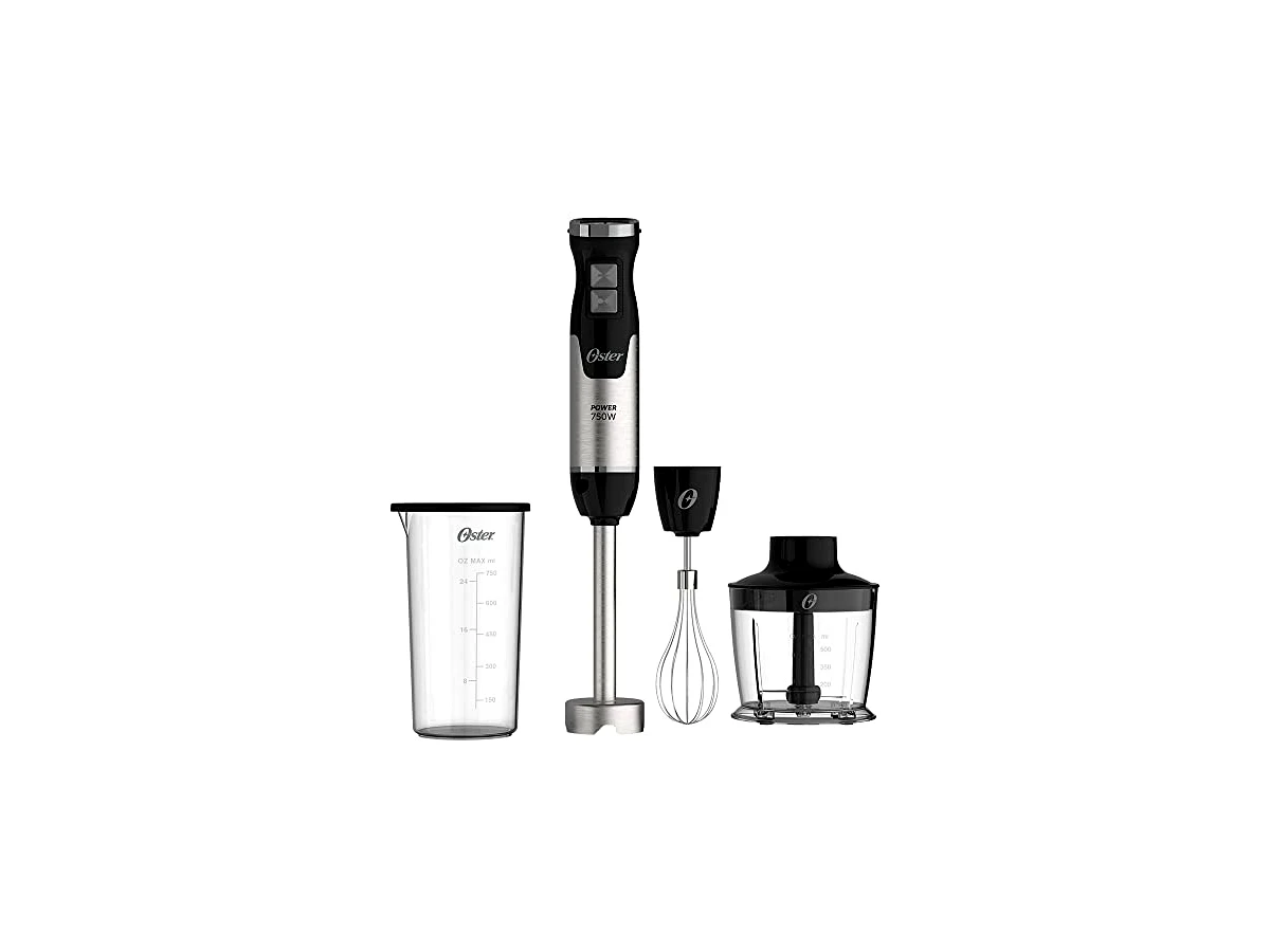 Mixer Multifuncional Oster OMIX560 Inox 800W Preto/Prata