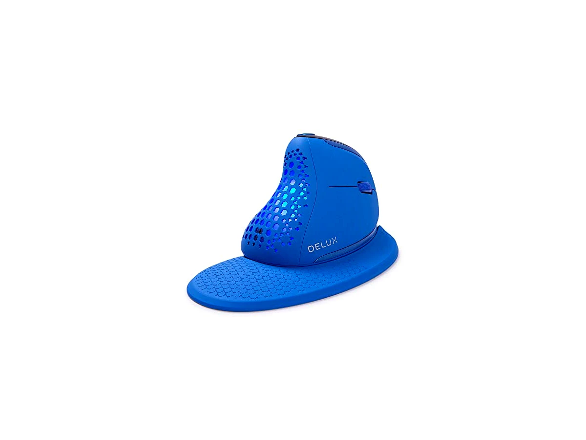 DeLUX Seeker Mouse Vertical Ergonômico