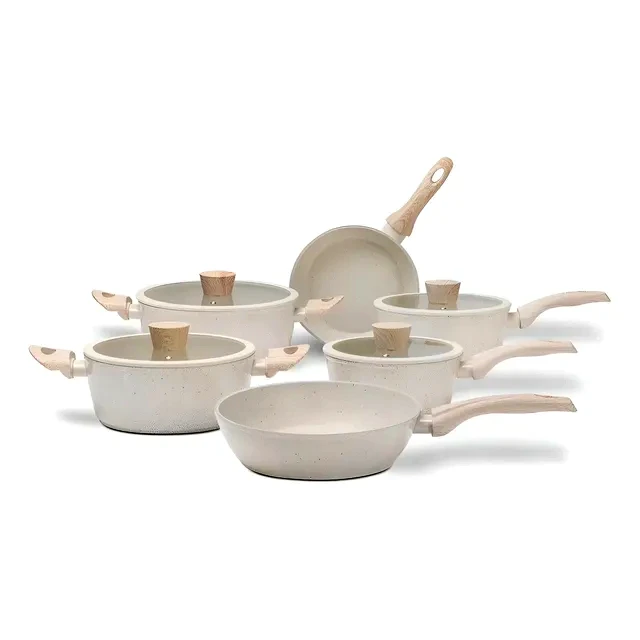 Jogo de Panelas Brinox Cerâmica 6 Peças Ceramic Life Sirius