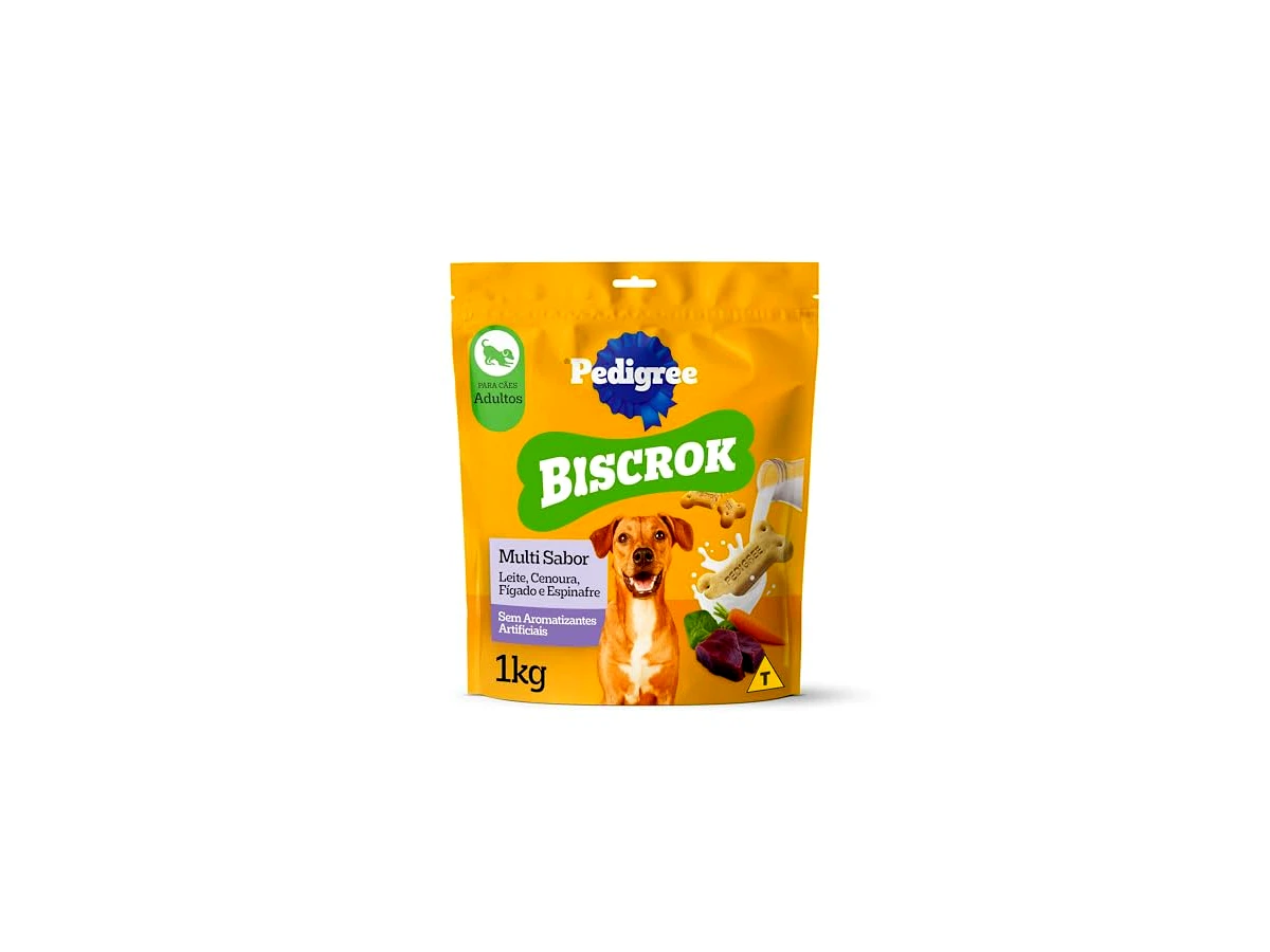 Revisão Biscoito Pedigree Biscrok Para Cães Adultos Multi, 1 kg: o melhor custo-benefício em volume bruto para lares numerosos