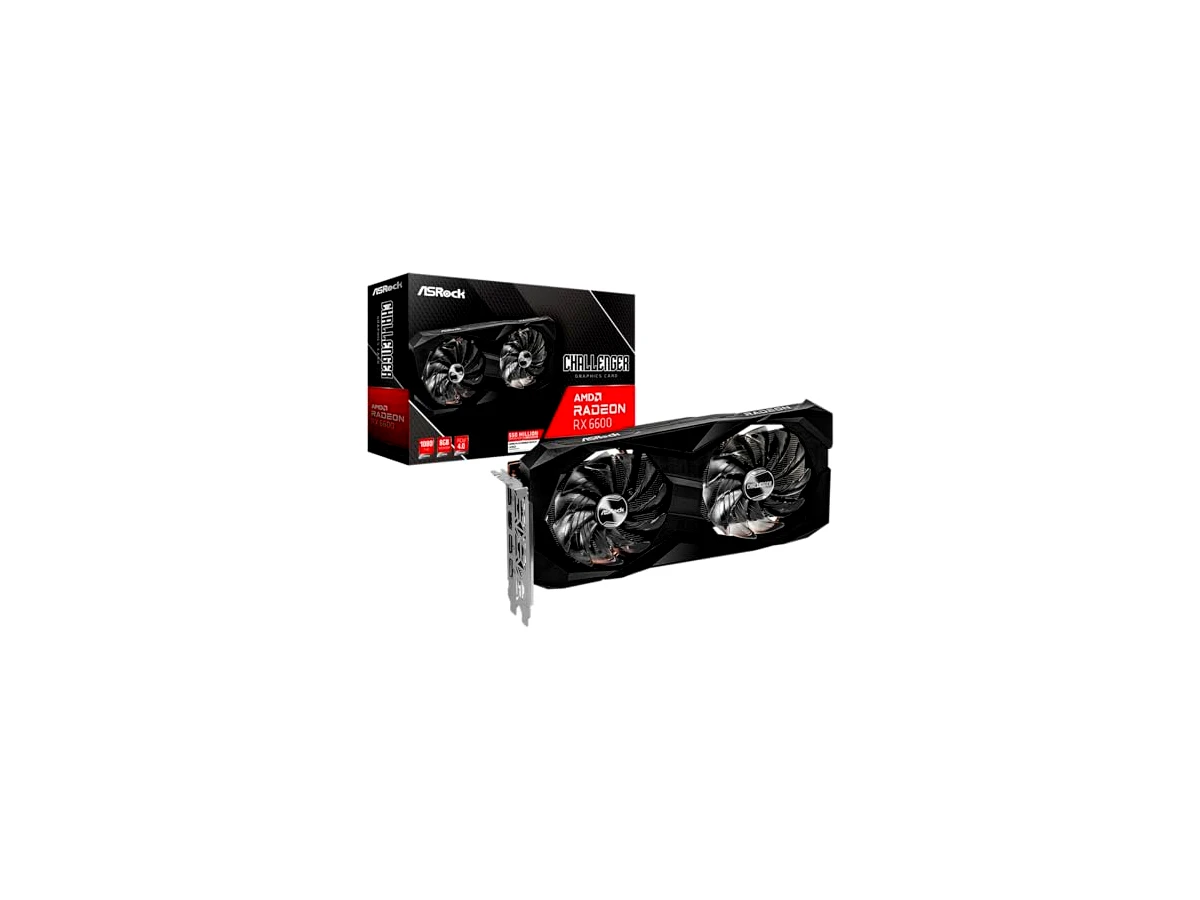 GPU ASROCK AMD Radeon RX 8600 XT CHALLENGER D 8G 128BITS (RX6600 CLD 8G) 90-GA2RZZ-00UANF