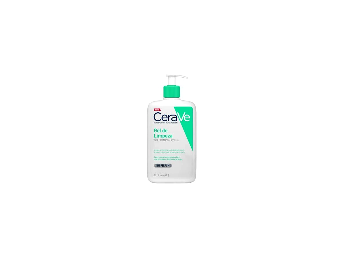 CeraVe Gel de Limpeza Facial Com Ceramidas e Niacinamida