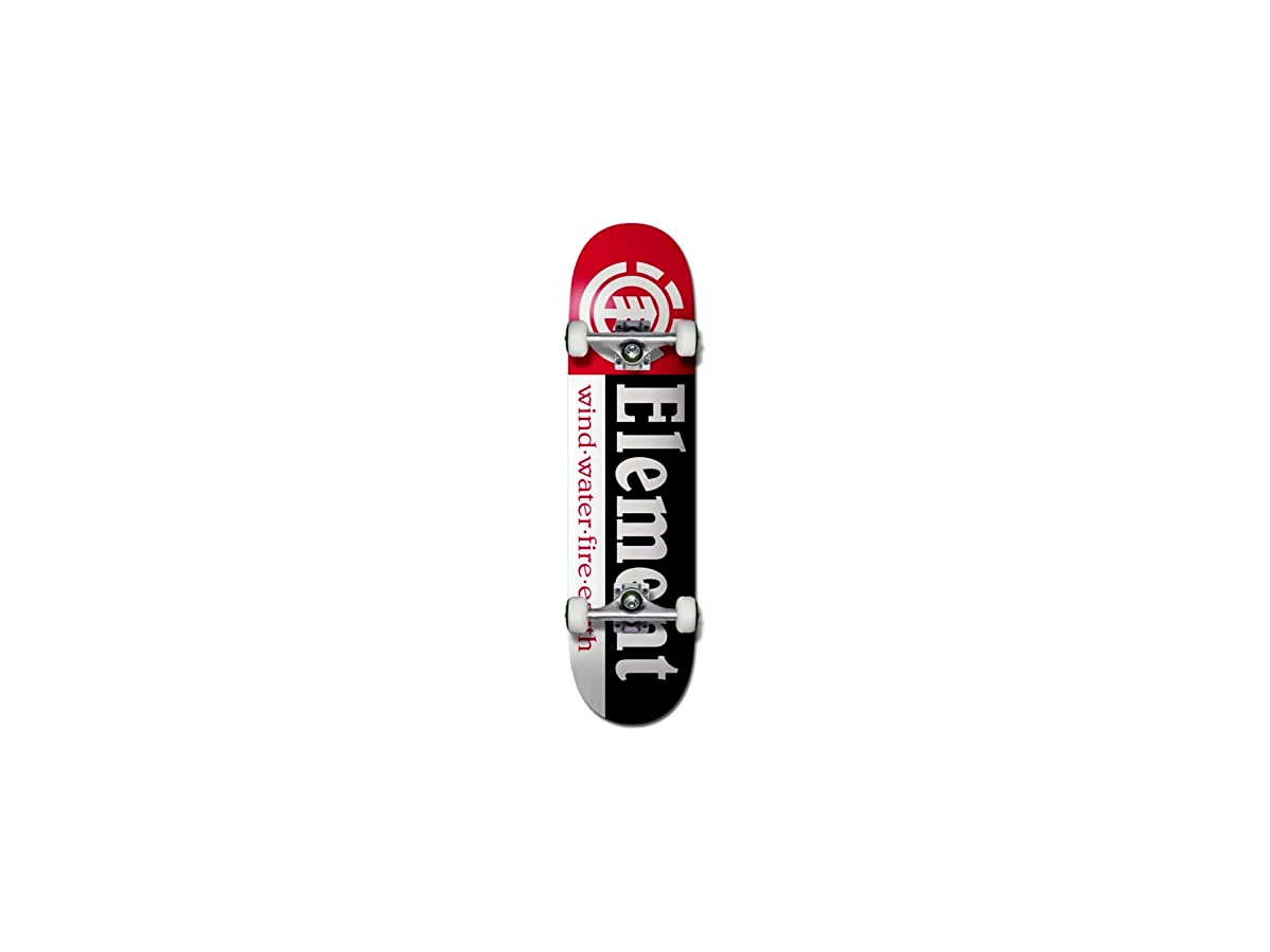 Skate Completo Element Section Black/Red/White 8.0