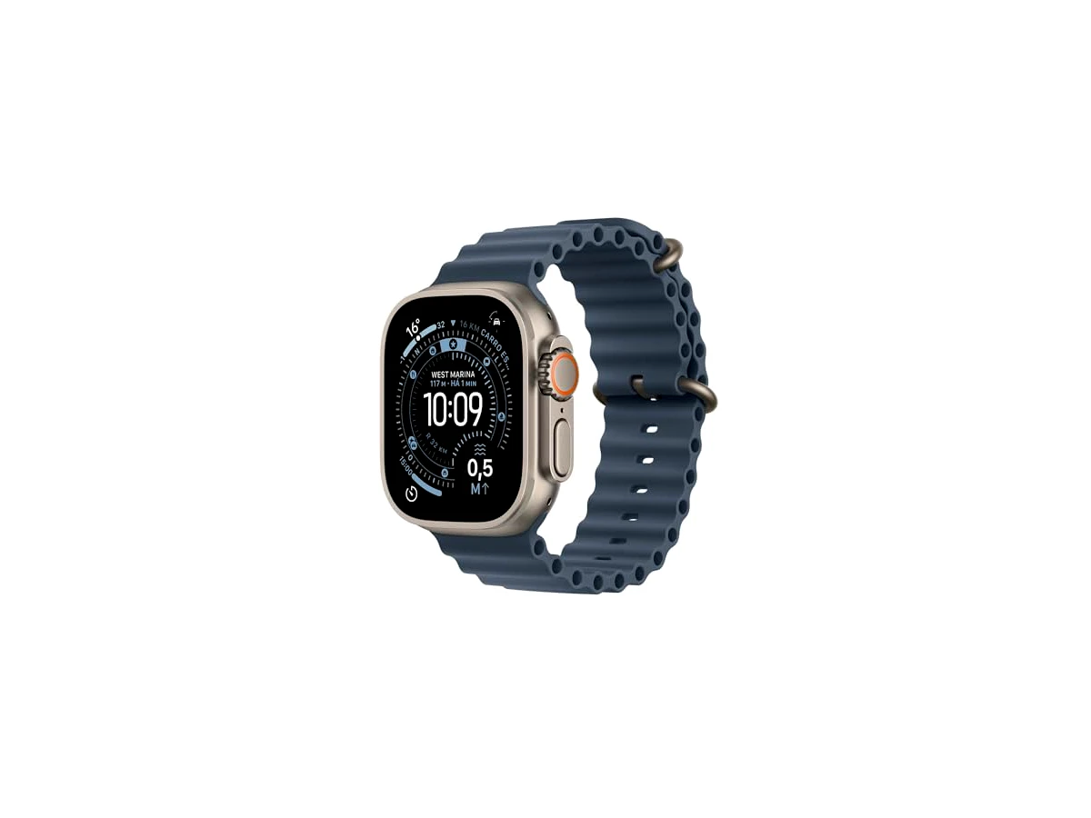 Apple Watch Ultra 3 GPS + Cellular, Caixa em titânio natural de 49 mm