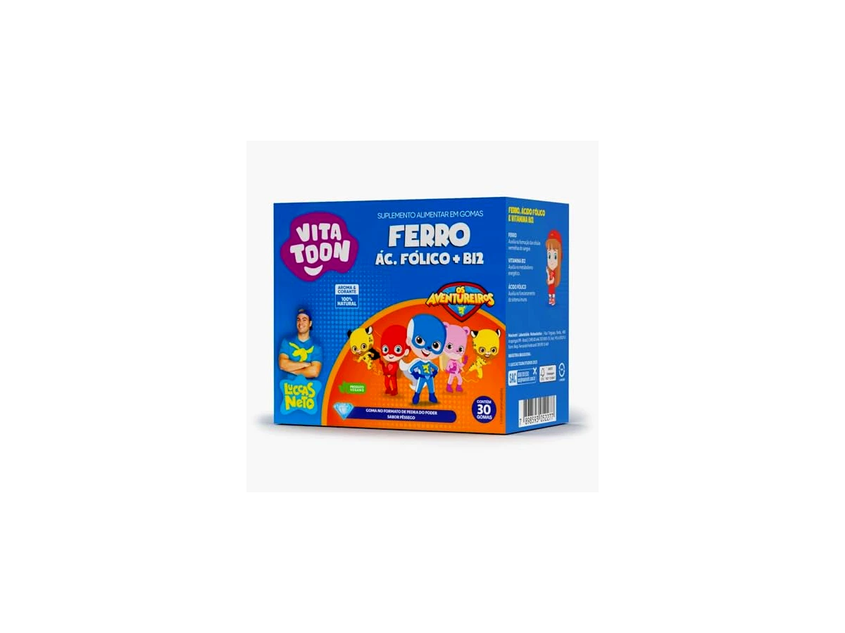 Vitamina B12 de Metilcobalamina Sabor Morango 30 Ml