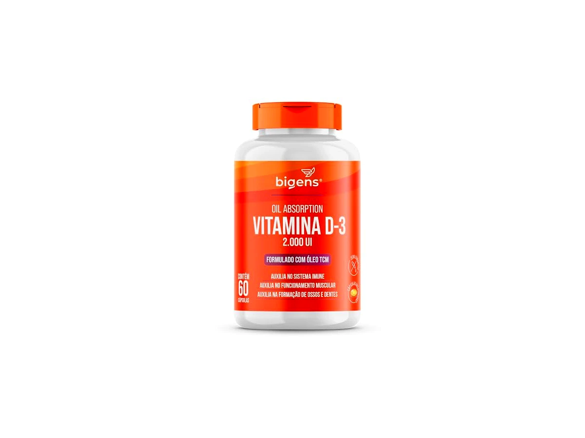 Vitamina D3 2000ui Em Óleo TCM - Biogens