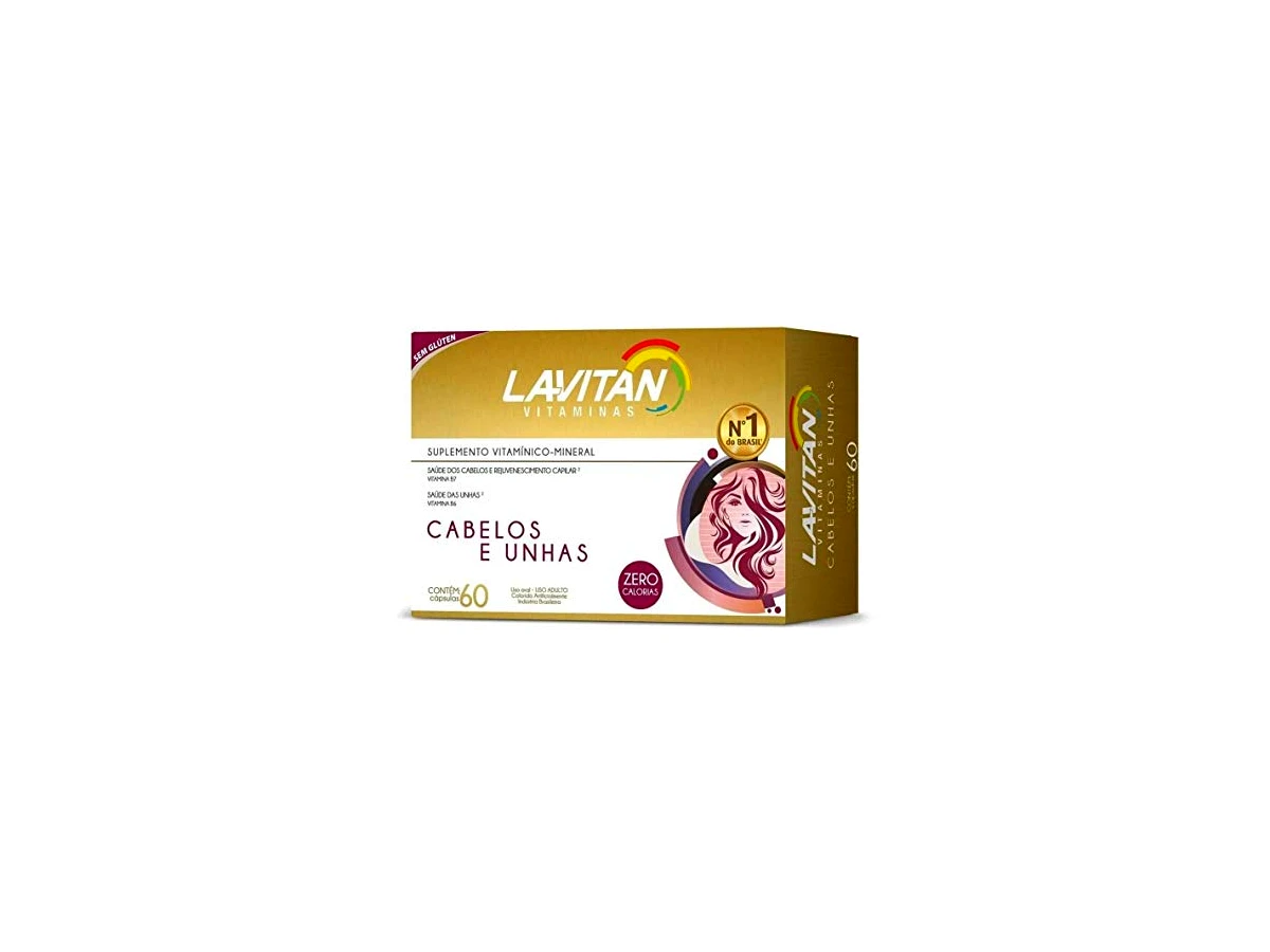 Lavitan Mais Hair Suplemento Vitamínico Mulher 60 Cápsulas - Cimed