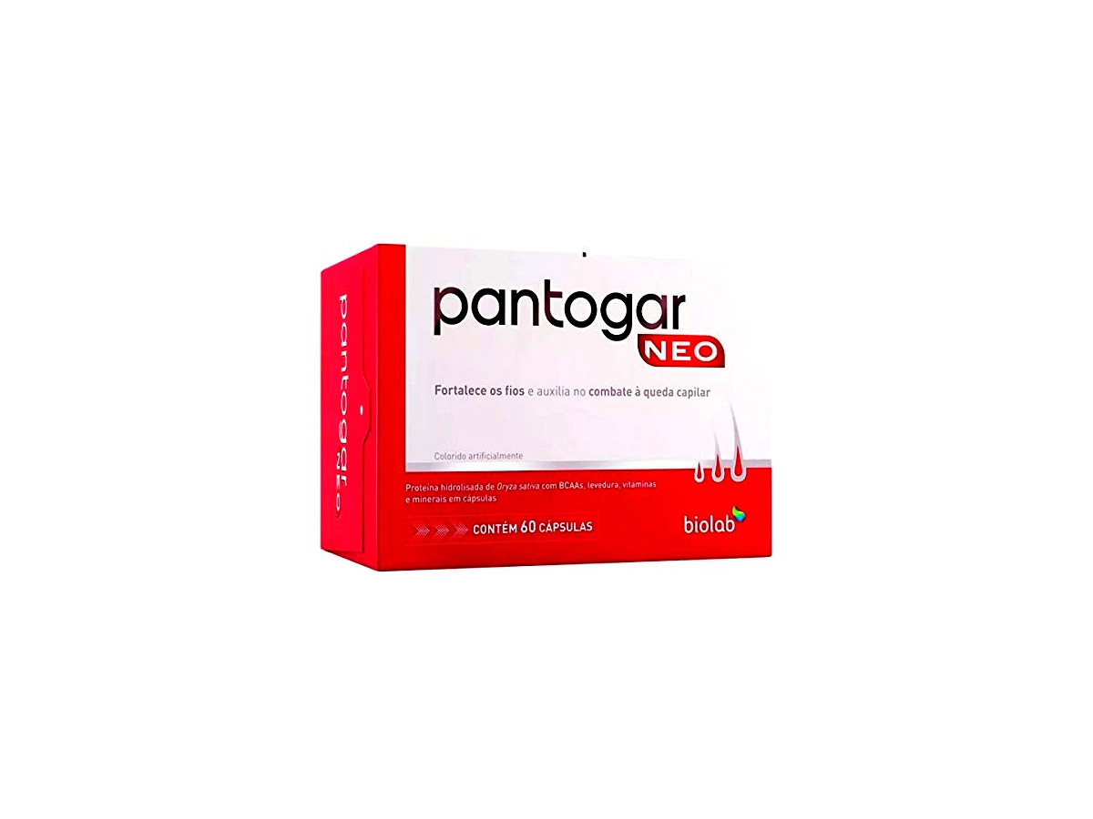 Suplemento Alimentar Pantogar Neo Cabelos e Unhas 60 Cápsulas - Biolab