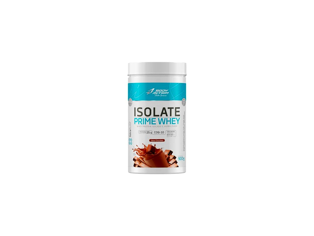 Isolate Prime Whey 900g Sabor Chocolate Bodyaction